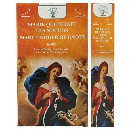 Bâtons d'encens naturels Marie qui déf. les noeuds