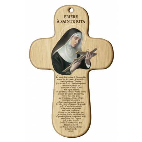 Kruisbeeld H Rita - 15 X 9.5 Cm - Gebed 