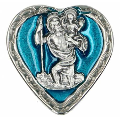 Automagneet - H Kristoffel - Email Blauw 