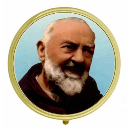 Pillendoosje - H. P. Pio - Diam 6 cm 