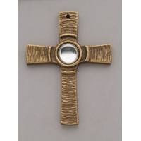 Croix Murale 8.5 Cm Bronze