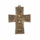 Croix Murale 10 Cm Bronze