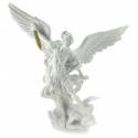 Statue 40 cm - St Michel - Blanc