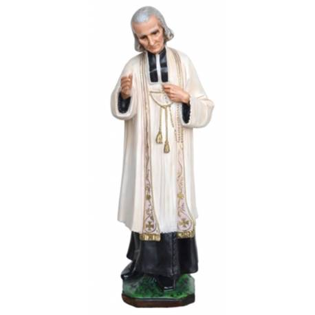 Statue 60 cm Saint Curé d'Ars - Résine