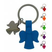 Porte-Clefs - Ange / Gomme - Coul Assort.