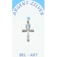 Kruisje Zilver 18 Mm 