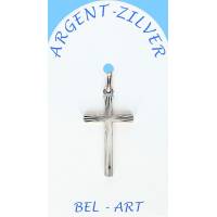 Kruisje Zilver 24 mm 
