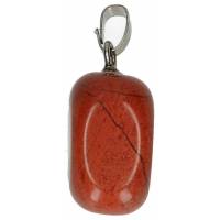 Pierre De Santé Pendentif Jaspe Rouge