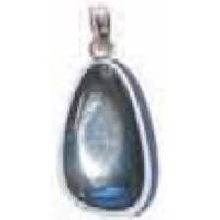 Pierres De Santé Pendentif 25 X 15 Mm Hematite