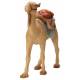 Chameau debout avec bagage : crèche de Noël en bois Komet 12 cm