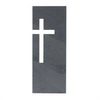 Croix Murale Ardoise 9 X 23 Cm Croix