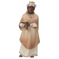 Zwarte Koning : houtsnijwerk kerstgroep Komet 12 cm 