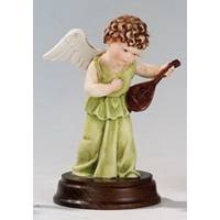 Ange + Mandoline / Base Bois 10 Cm