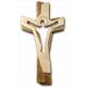 Croix De La Passion En Bois Sculpte 23Cm 2 Tons Bois