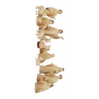 Creche 15 Personnages 10 Cm 2 Tons Bois