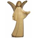 Ange En Bois Sculpte 11Cm 2 Tons Bois