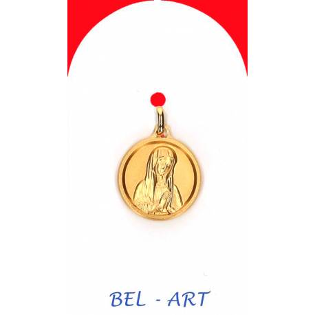 Médaille Or 9 Crts - Banneux - 16 mm