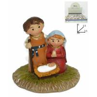 Nativité colorée (3,5x3,5x3 cm)