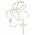 Chapelet sur nylon - Blanc