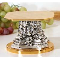 Sokkel Metalen Corpus Basis 10x10 Cm H 8 Cm D. Octog. 11x11 Cm 