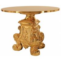 Sokkel Metaal Stijl Louis Xvi Diam D. 20 Cm H 14 Cm 