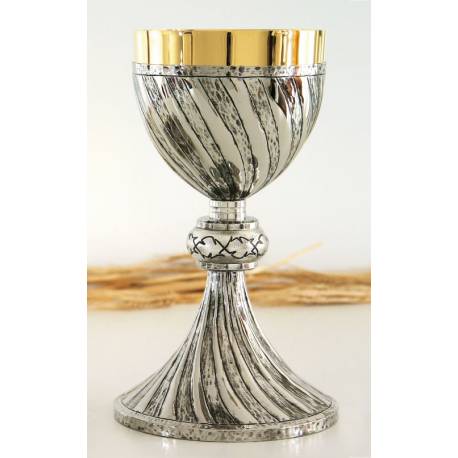 Kelk H 20 Cm Diam 10 Cm Verzilverd 