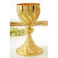 Kelk H 20 Cm Diam 10 Cm Verguld 