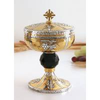 Ciborie H 22 Cm Diam 12 Cm 2-Kleurig 