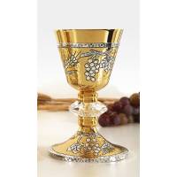 Calice H 19 Cm Diam Ouv. 9.5 Cm Bi-Couleur