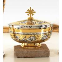 Ciboire H 12 Cm Diam Ouv. 14 Cm Bi-Couleur