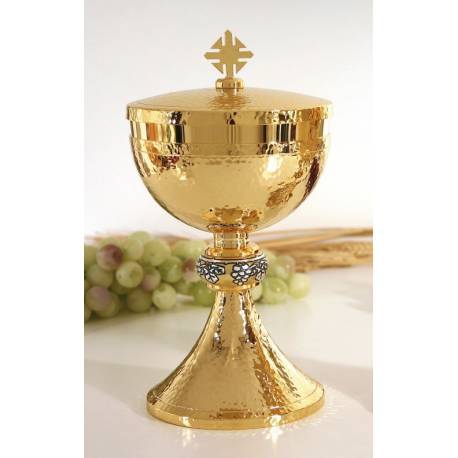 Ciboire H 23 Cm Diam Ouv. 12.5 Cm Bi-Couleur