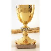 Calice H 21 Cm Diam Ouv. 10 Cm Bi-Couleur