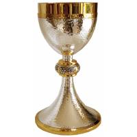 Calice H 20 Cm Diam Ouv. 10 Cm Bi-Couleur