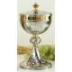 Ciborie H 23 Cm Diam 12 Cm Verzilverd 
