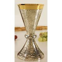Calice H 19.5 Cm Diam Ouv. 10 Cm Argenté