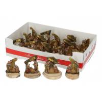 Nativite / Base Bois - 4 / Set - 20 Pcs / Display +dispo en 2025