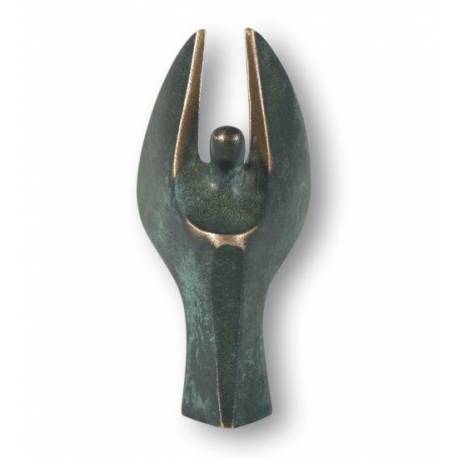 Statue 7.5 cm Bronze - Ange