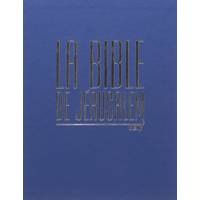 Bible de Jérusalem - Edition Luxe Cuir Bleu