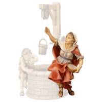 Femme Au Puit : crèche de Noël en bois Ulrich 15 cm
