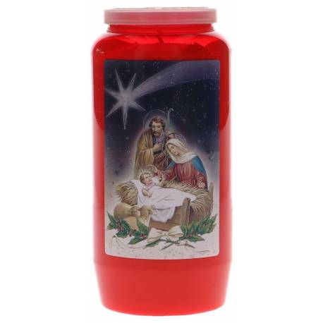 Luminaire 6J / rouge / Nativité