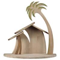 Cabane Avec Comete 30 X 15 X 30 Cm Couleur