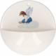 Benitier Porcelaine 10 Cm Creme Ange Bleu