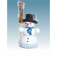 Flocon De Neige-Bois 7 Cm Bonhomme De Neige