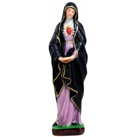 Statue Notre-Dame des sept douleurs 30 cm en résine