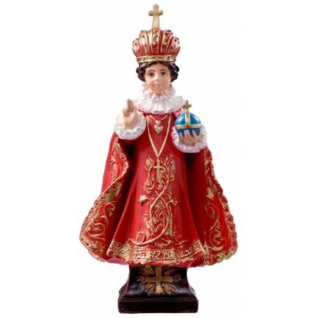 Beeld kindje Jezus Prague 40 cm in hars 