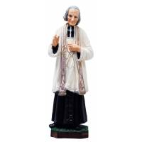 Statue Saint Curé d'Ars 30 cm en résine