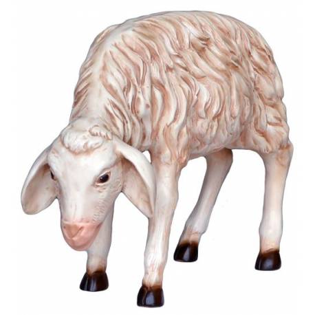 Agneau avec tête vèrs le bas 52x60 cm pour crèche de 160 cm