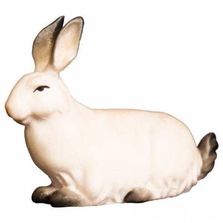 Lapin : crèche de Noël en bois Komet 12 cm