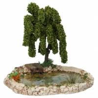 Décor pour santons de Provence Mare