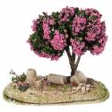 Décor pour santons de Provence Jardin avec arbre